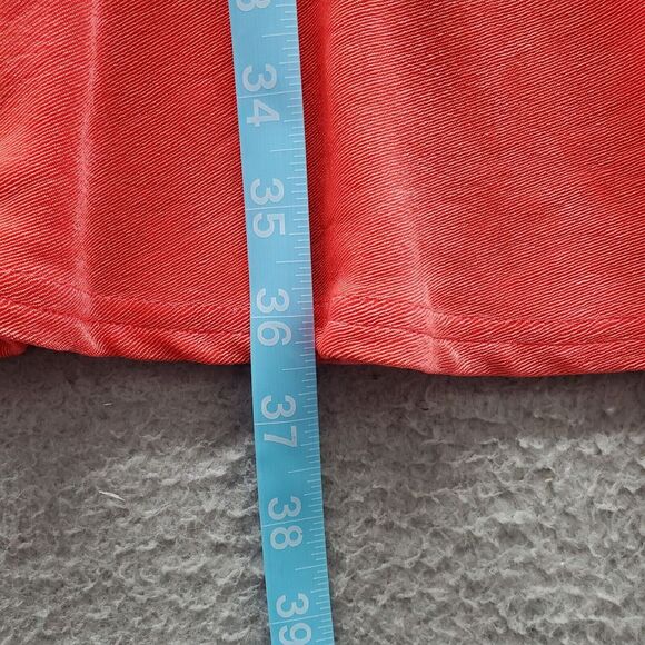 Jacobi‎ Long Maxi Skirt Womens XL Pink Acetate Layered Hem Elastic Waist Pull On - Picture 4 of 6